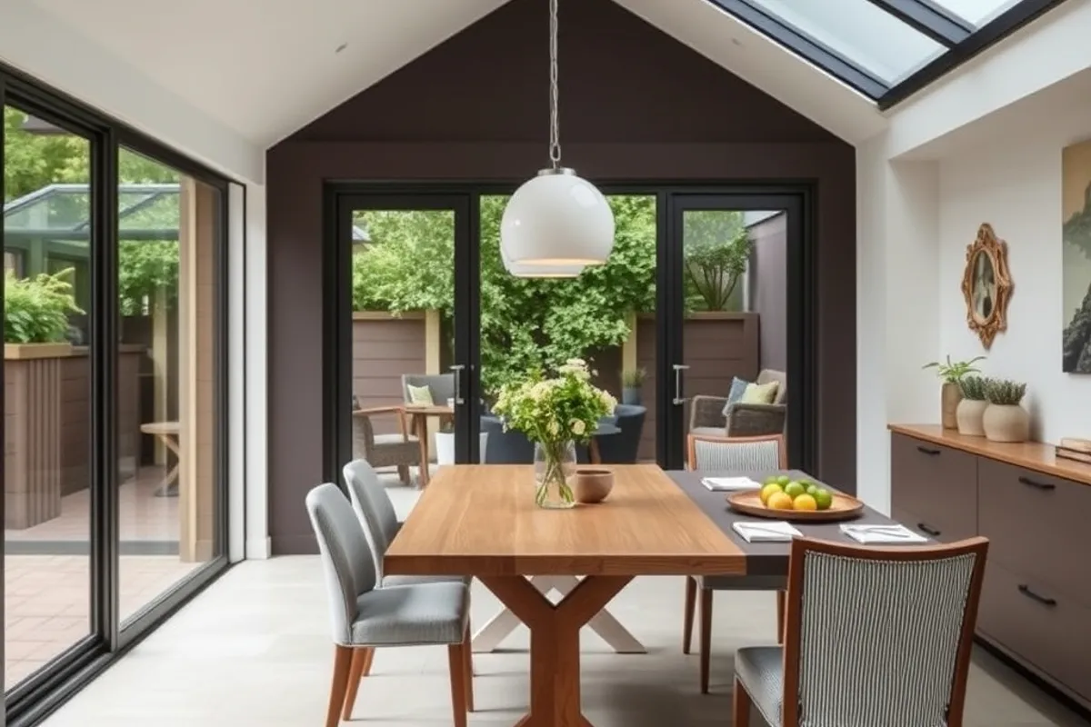 Simple rectangular extensions usually cost least per square metre.